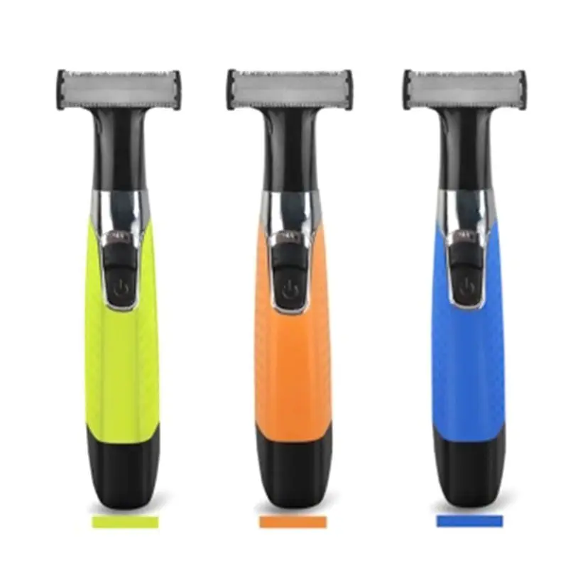 

Washable Oneblade Shaver Wet Dry Beard Shaving For Men Grooming Kit Face Electric Shaver Usb Back Hair Electronic Edge Razor