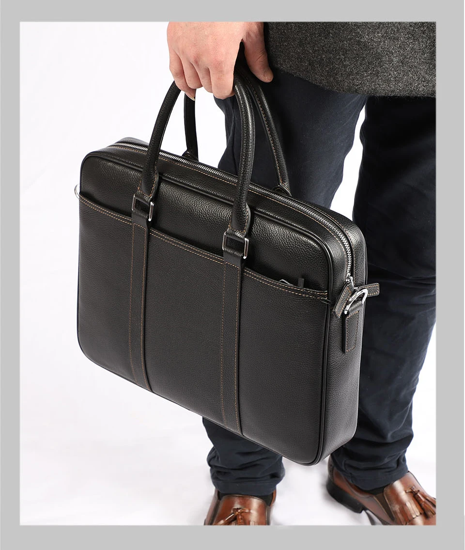 men's briefcase bag genuine leather (3)