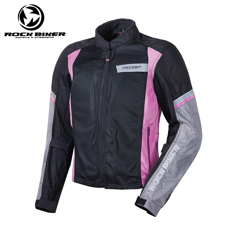 

ROCK BIKER Breathable Motorcycle Jacket Men Women Moto Mesh Jacket Summer jaqueta motoqueiro Moto Clothing Protective Gear