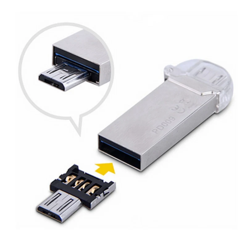 

Portable Hot Sale Mini USB 2.0 Micro USB OTG Electronic Charger Converter Adapter Cellphone