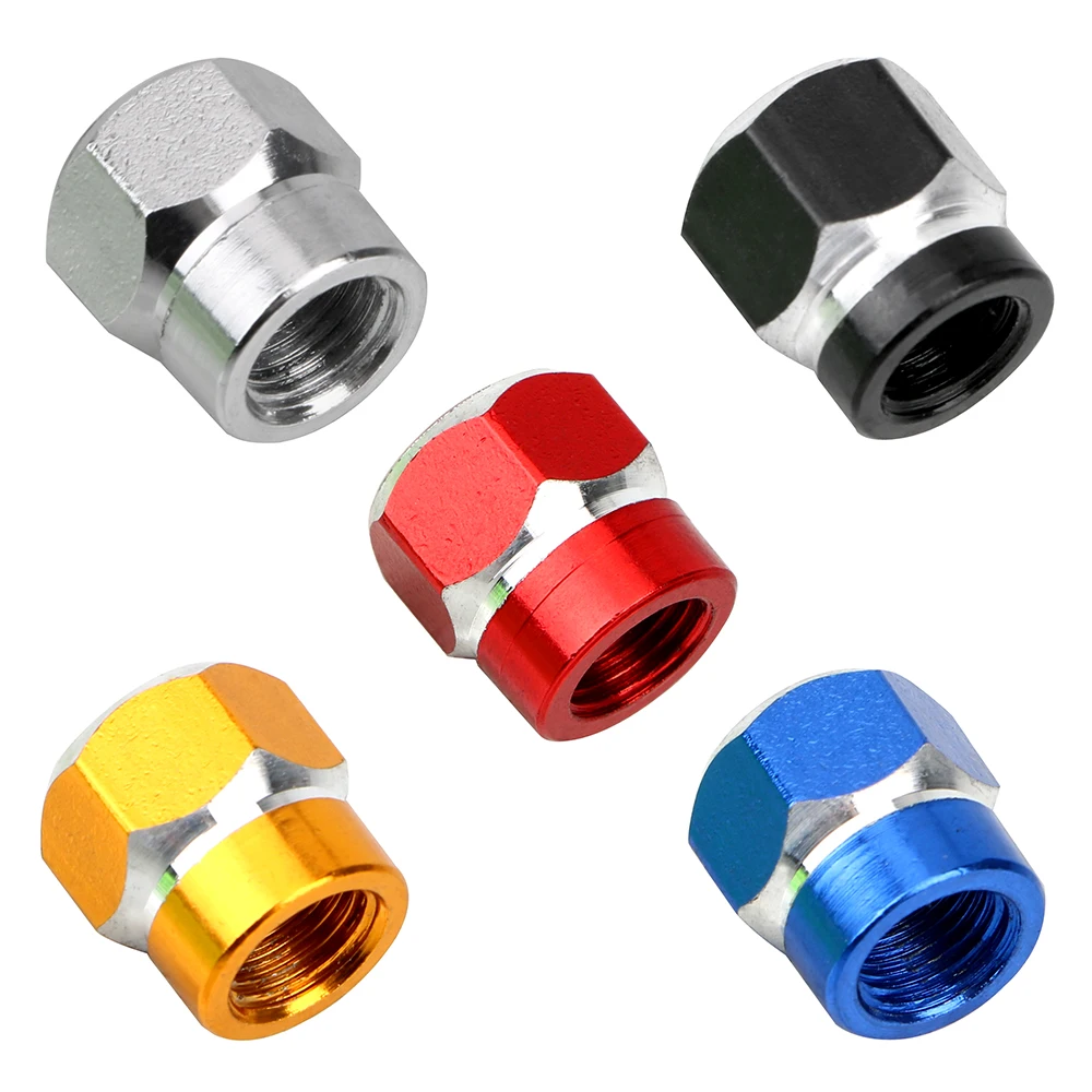 

4psc/set Dust Covers Bicycle Air Caps Tire Valve Stem Caps Car Vehicle Wheel Auto Motorcycle Airtight Stem Nuts & Bolts