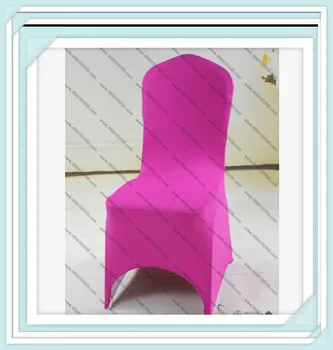 

FREE POSTAGE FUSHIA/ PINK/ RED COLOR SPANDEX CHAIR COVER LYRCA COVERS FOR BANQUET WEDDING RECEPTION PARTY CC-67