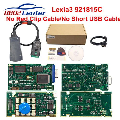 Diagbox V7.83 Lexia 3 921815C Lexia-3 PP2000 автомобильный диагностический сканер для peugeot/Citroen Lexia3 PP2000 921815C полные кабели - Цвет: Lexia3 No Clip Cable