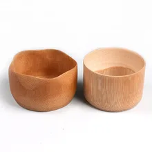 bamboo bowl exquisite child tableware salad plates Handmade Unbreakable No paint Japanese-style Carving hand made all natural