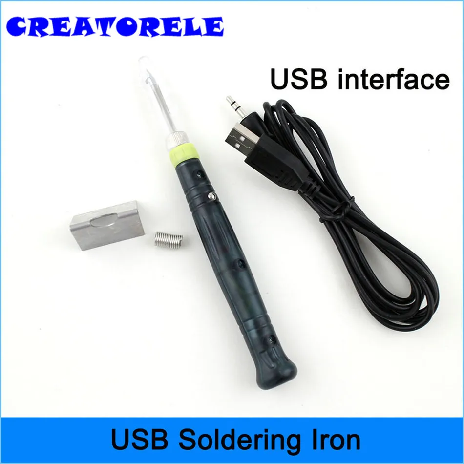 Mini portable USB Electric Soldering Iron 5V 8W Soldering Gun with IED