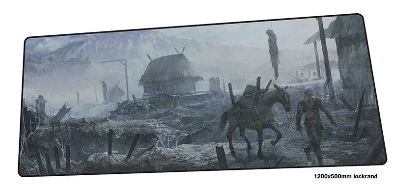 

witcher mousepad 1200x500mm High quality gaming mouse pad gamer mat HD print game computer desk padmouse keyboard play mats