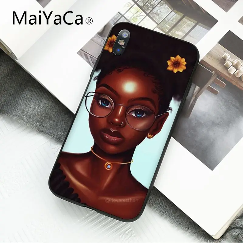 African Beauty Afro Puffs Melanin Poppin  Black Girl