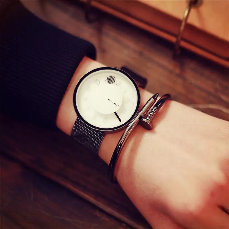 

2019 Man Watch Men Fashion Creative Watches Stainless Steel Quartz Watch Mens Watches Mesh Band Wrist Watch Relogio Masculino