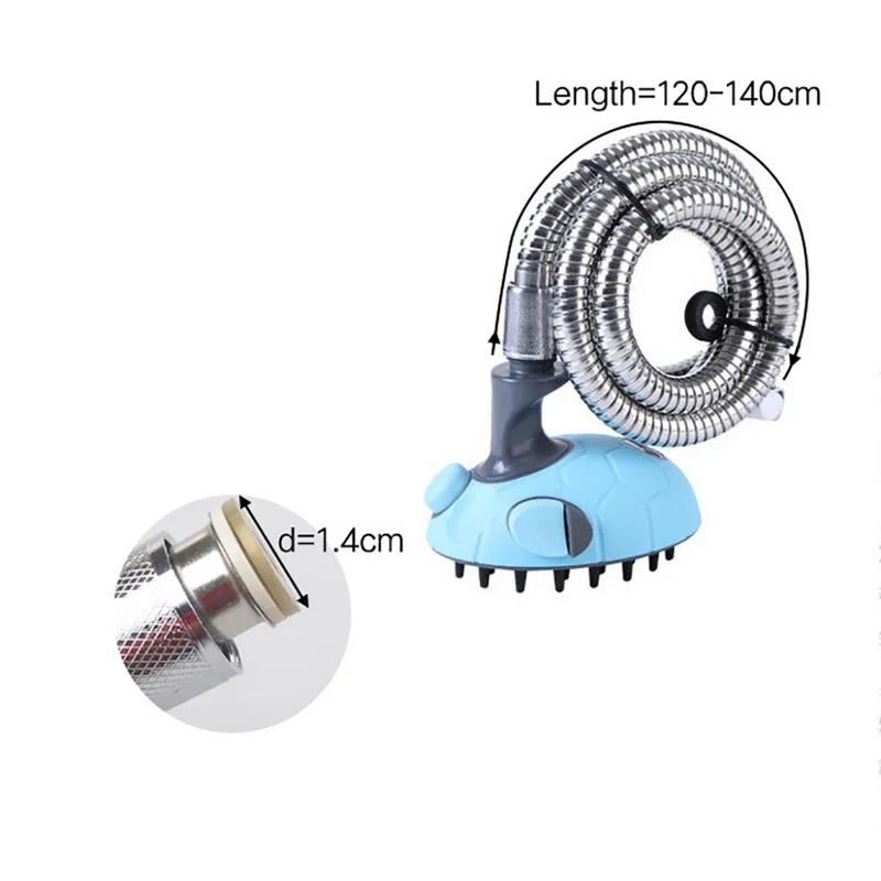 1 шт., Душевая насадка распылитель для кошек и собак, многофункциональный распылитель для собак, распылитель для воды, очищающее устройство для купания, массажное устройство, инструменты для ухода за домашними животными