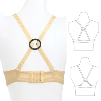 

10 Pcs/Set Bra Buckle Clips Female Underwear Accessories Non-Slip Invisible Round Bra Buckles For Women Girls Random