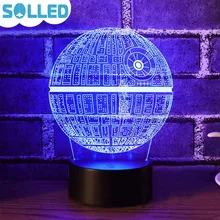 

SOLLED Light Base Touch Switch Light Base Pedestal for 3D Colorful LED Light (Not Included Light)