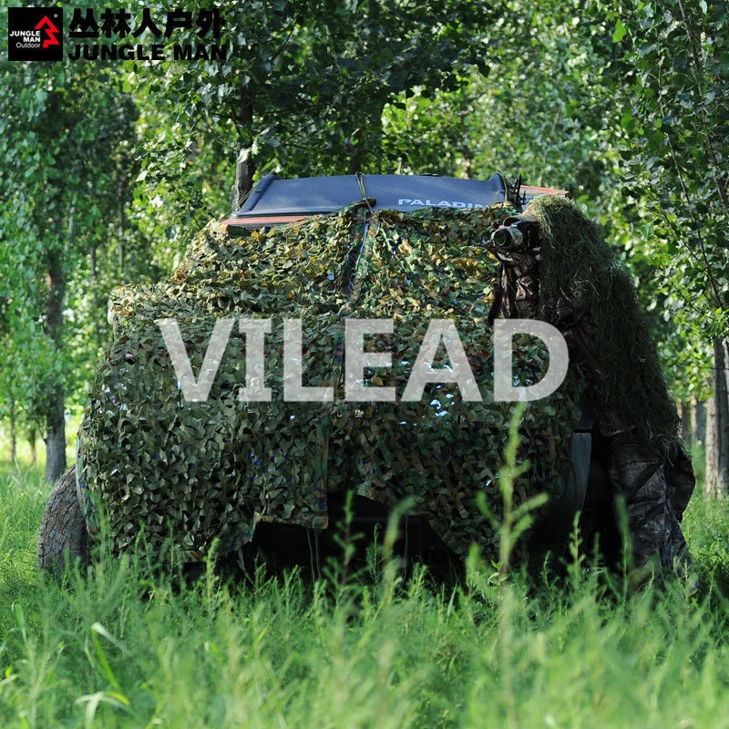 VILEAD 3 м(10 футов) Широкий белоснежный цифровой камуфляж сетка Военная армейская камуфляжная сетка солнечные укрытия для охоты кемпинга палатка