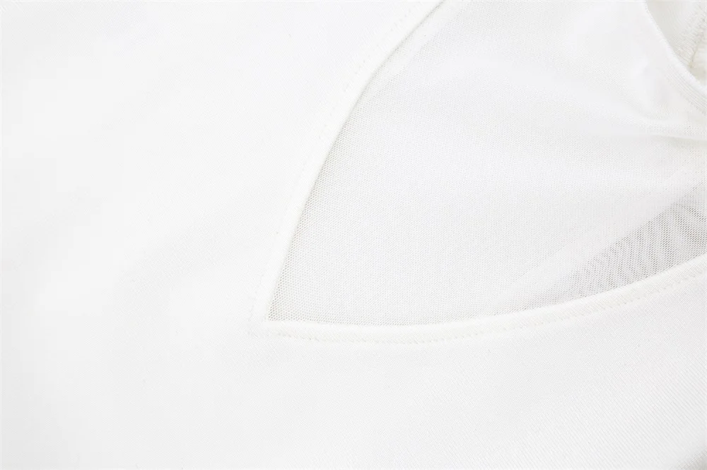 2019 модный бренд бандажный купальник пикантные однотонные спинки Белый пловец регулируемые Стропы кружево Топы корректирующие