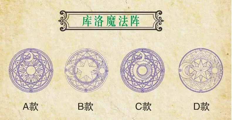 

1 piece Star Cardcaptor Sakura Power Sun and Moon Magic pattern Gold Plating Wax Seal Imprint seal wax stamp head