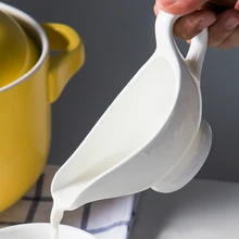 White Ceramic Steak Sauce Boat Salad Dressing Seasoning Bowl Household Creative Fashion 300ml Tableware Pasta Lunch Bowl