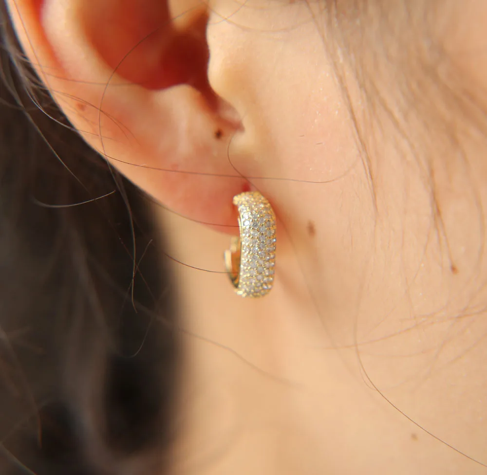Срочная Новинка серьги в форме квадрата высокое качество Micro Pave Aaa Cz шикарная