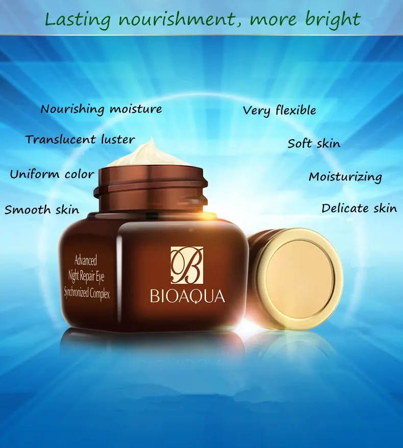 BIOAQUA Brand Skin Care Eye Cream Whitening Moisturizing Hydrating Anti Wrinkle Remove Dark Circles Skin Firming 5
