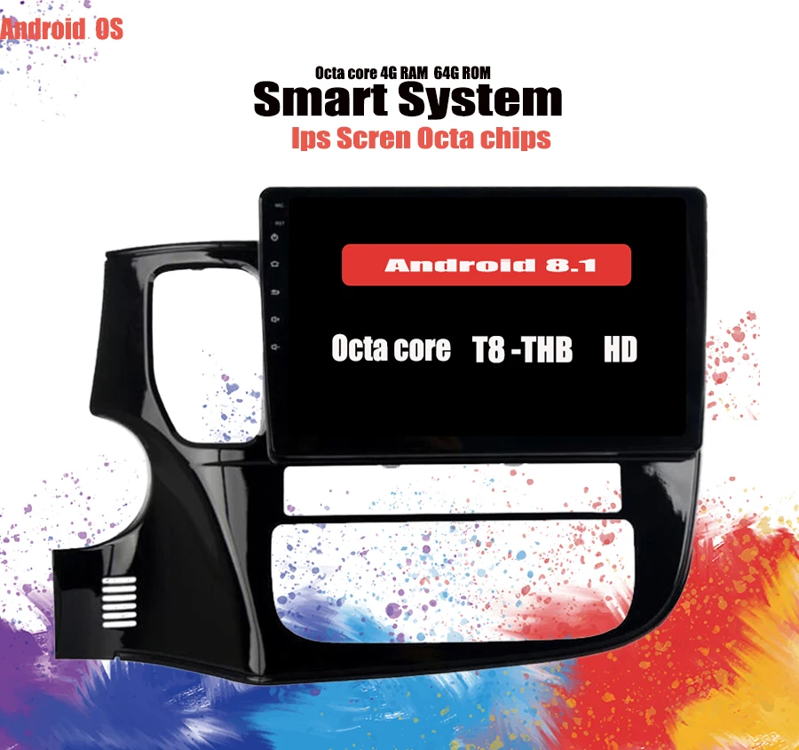 Clearance 4GB RAM Outlander 3rd 4WD 2013 2014 2015 2016 2017 2018 2019 Android 9.1 Car DVD multimedia 3/4G Wifi autoradio stereo NO dvd 1