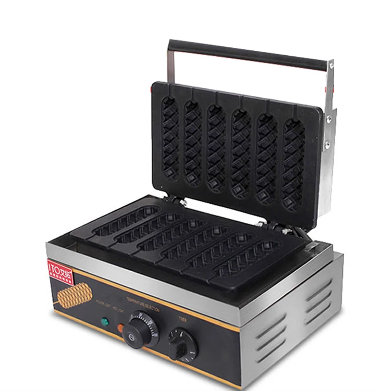 

Six Stick Corn Dog Waffle Machine / American Hot dog Waffle Maker