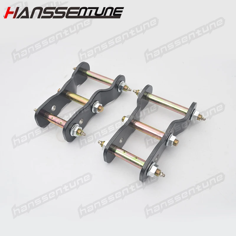 

HANSSENTUNE 2" Lift Kits Extended Greasable Shackles Kits Rear Suspension Spring 1 Pair For D-MAX /Colorado 2012+
