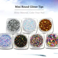 2g модный блеск для ногтей порошок пылезащитный блеск глянцевый Хамелеон круглый дизайн DIY чешуйчатый блестки украшения для ногтей аксессуары для ногтей Y01-07