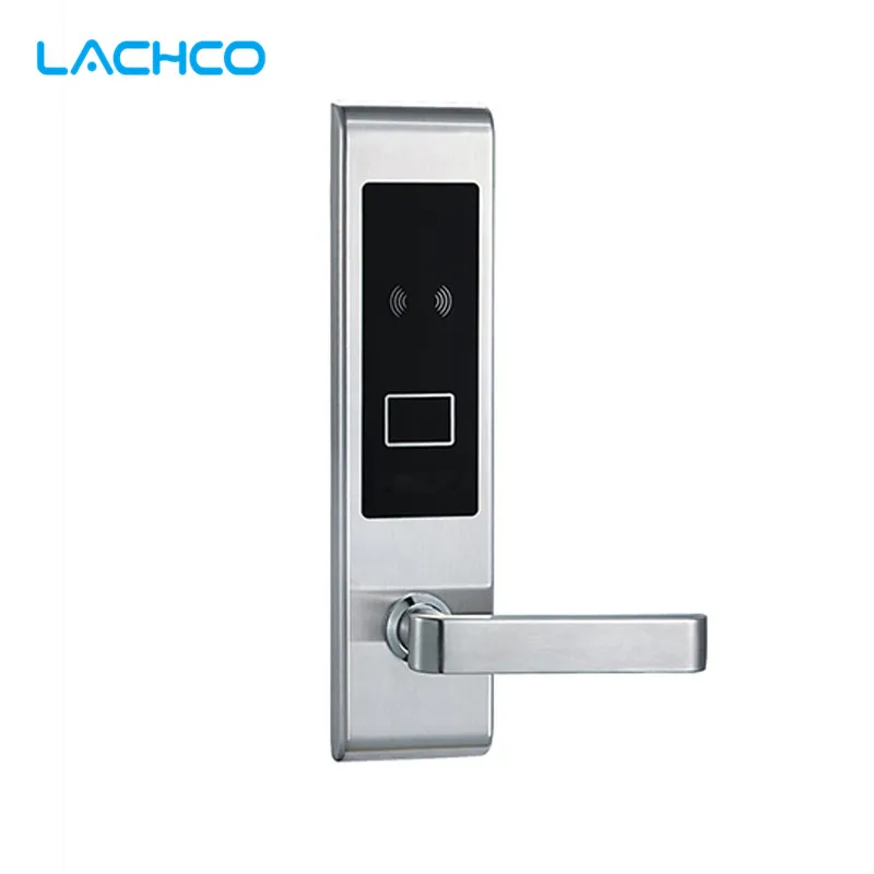 LACHCO электронный RFID карты замок с ключом для офисной квартиры дома отель защелка Deadbolt Smart Entry L16019BS