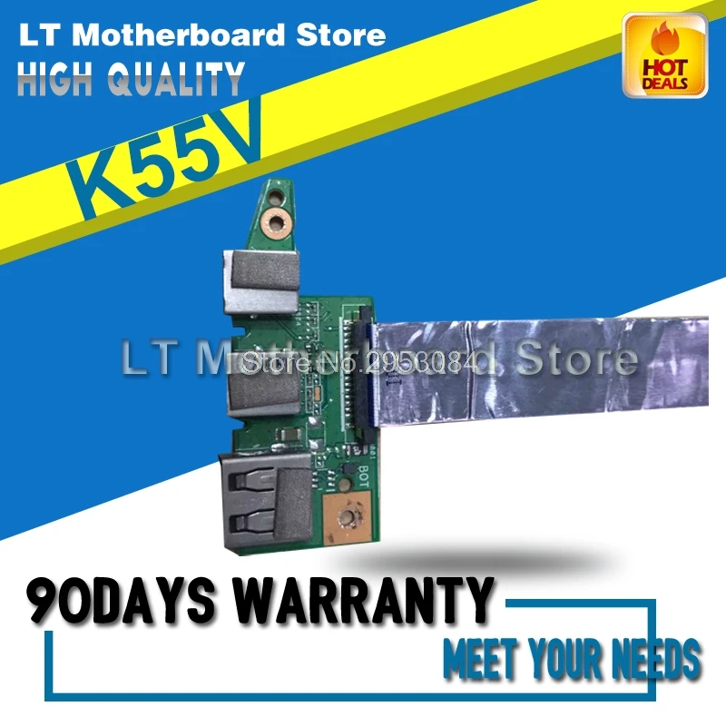 

For ASUS K55V K55VD A55V X55VD X55V X55C X55CR K55VJ USB Small Board Audio Board Sound Board Tested Well