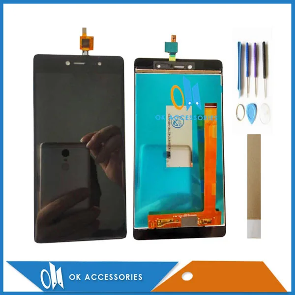 Дешево 5,2 дюймов для Micromax Canvas 5 E481 E 481 ЖК дисплей с сенсорным экраном в сборе черный цвет с инструментами лента