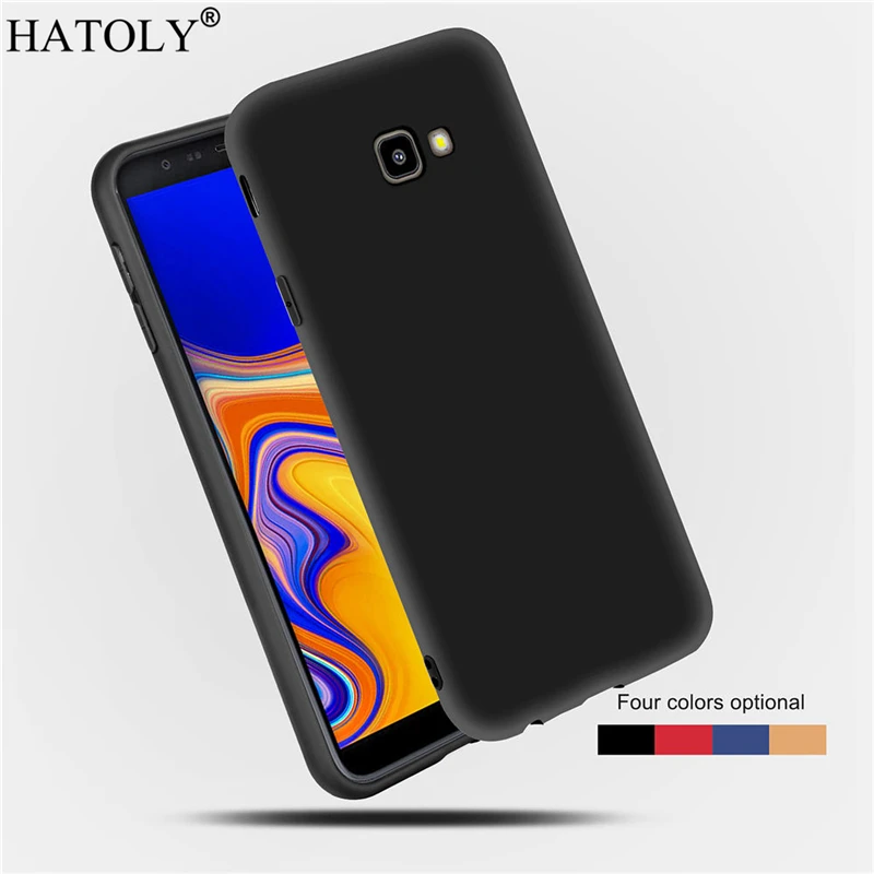 Чехол для Samsung Galaxy J4 Plus чехол матовый мягкий из ТПУ бампер телефона J6 | Мобильные