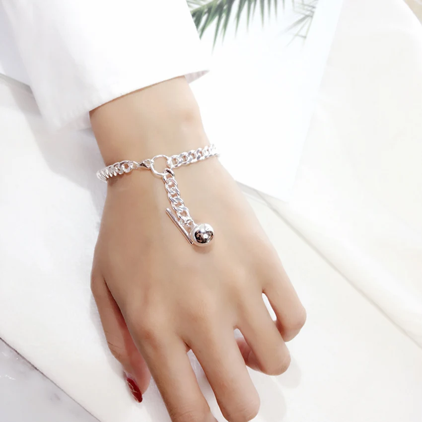 Hot Brand Pure 925 Sterling Silver Jewelry For Women Minimalism Small