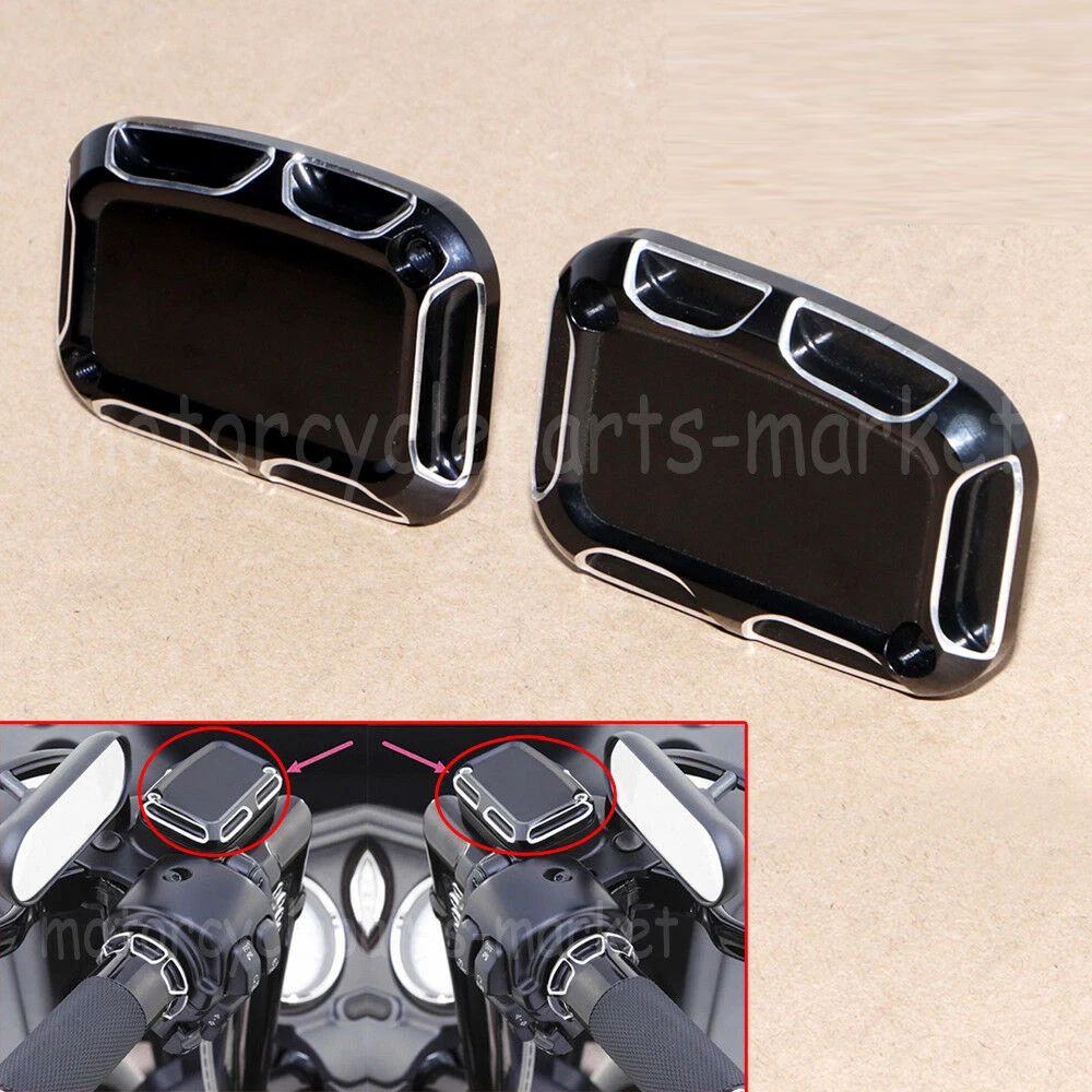

Brake Master Cylinder Cover For Harley Touring Road King Electra Ultra Tri Street Glide VRSCAW V-Rod Night Rod Special 07-17
