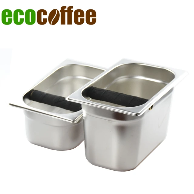 Best Price High Quality Stainless Steel Knock Box Espresso Coffee Power Bucket  for coffee powder