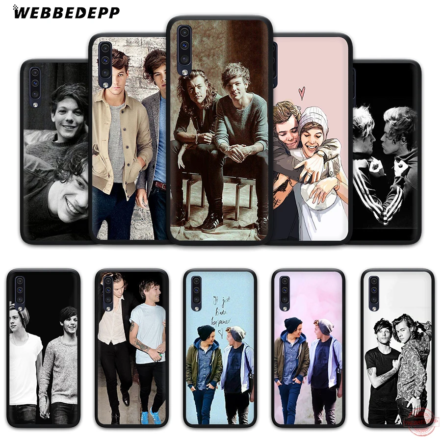 WEBBEDEPP Ларри Stylinson мягкий чехол для телефона с изображением цветов Samsung A50s A40s A30s A20s