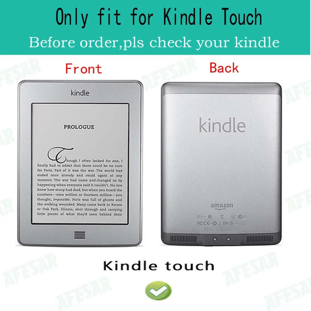 Сенсорный Чехол-книжка с откидной крышкой для Amazon Kindle Touch 2011 2012 электронная книга с магнитной застежкой Чехол с s pen