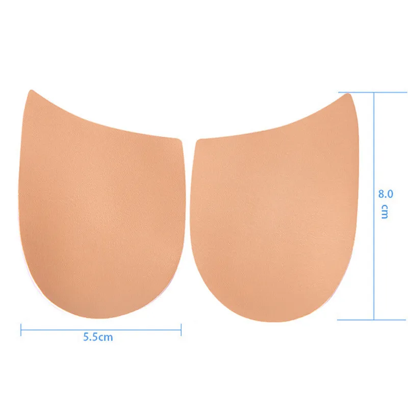 Soft Silicone O&X Leg Orthotic Heel Cushion For Shoes Gel Shock Cushion Insole Increased Plantar Foot Care Half-Height