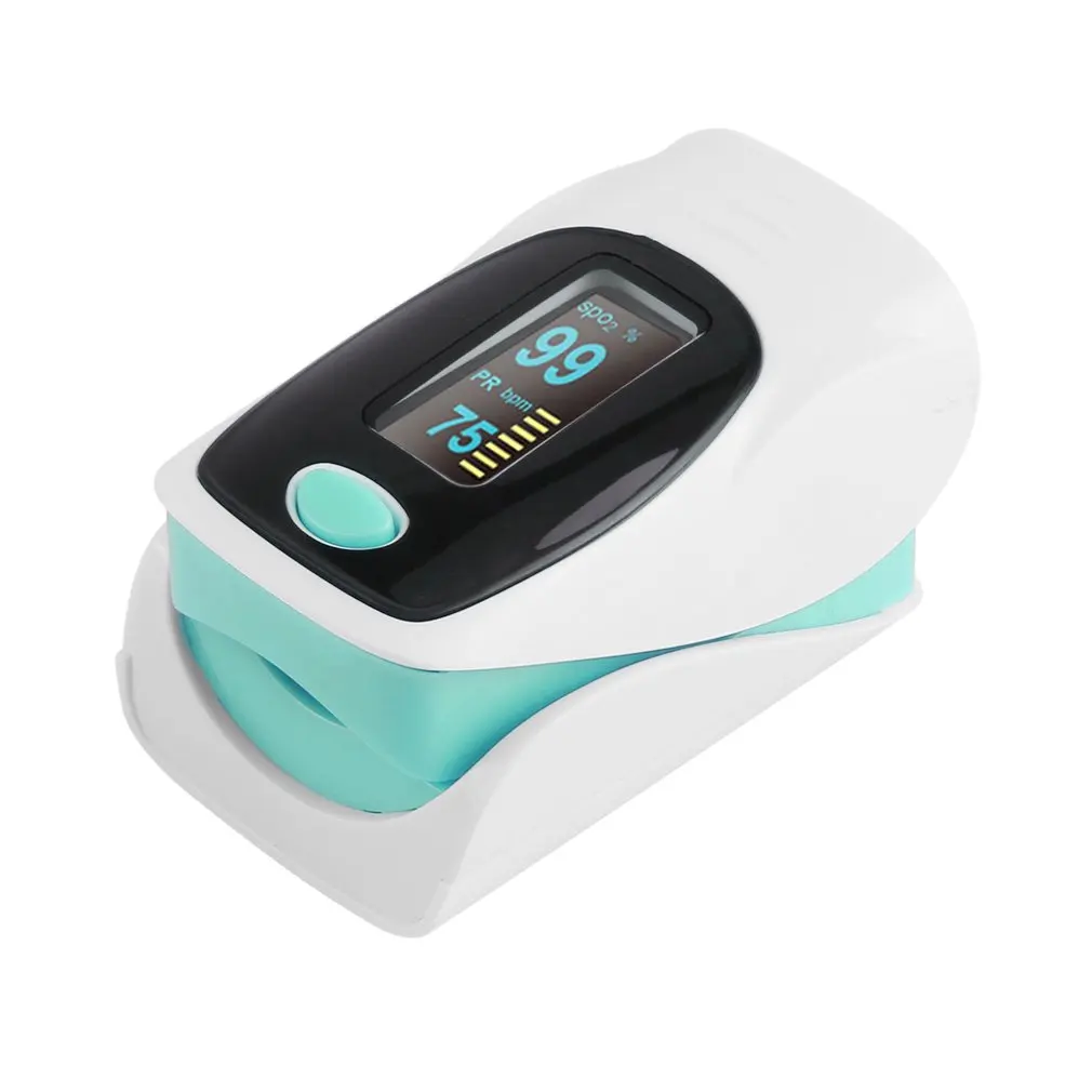

Digital Fingertip Pulse Oximeter Body Health Care OLED Pulse Oximeter Display SPO2 PR Interval Saturation Blood Pressure