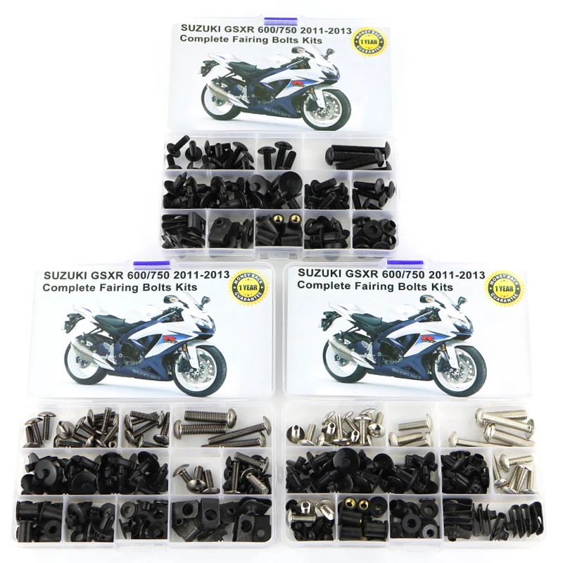 

For Suzuki GSXR600 GSXR 750 GSX-R600 GSX-R750 2011-2016 Motorcycle Complete Full Fairing Bolts Kit Steel OEM Style