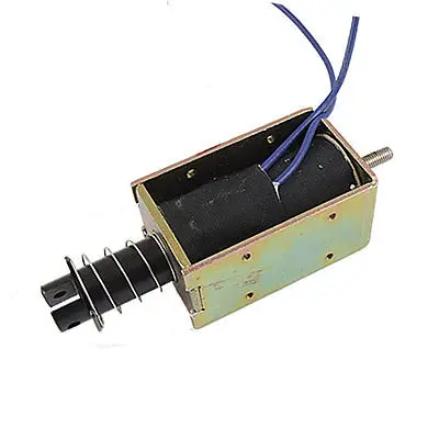 

Push Type Open Frame Linear Electromagnet DC 12V 1.5A Eoogo