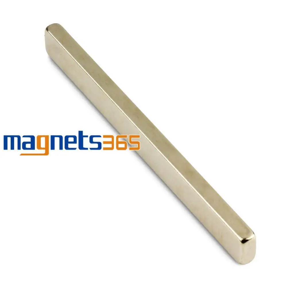 

OMO Magnetics 1x Strong Block Cuboid Bar Magnet 100mm x 10mm x 5mm Rare Earth Neodymium N50