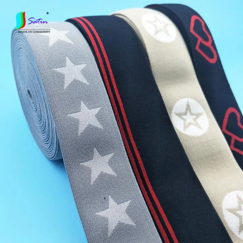 

Underwear waist/Headband Sew Decoration Material Width 40/38mm Jacquard Soft Elastic Band,Baby Clothes Elastic Band S0822L