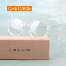 Toketorism, уникальная оправа для очков, прозрачные очки для женщин, Ретро стиль, оптическая оправа, близорукость, 5042