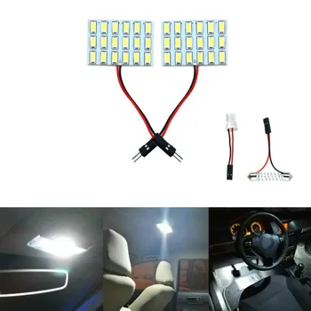 

12V DC Auto Interior trim reading lights Recessed LED Panel Light Bulb car Parking Position Lights Festoon Adapter BA9S T10 W5W