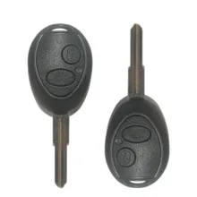 Qian Chuang Lâmina Sem Cortes Caso Shell Remoto Chave para Land Rover descoberta 1999-2004 Caso Chave Do Carro Tampa Da Chave Do Carro 2 Botões Keyless