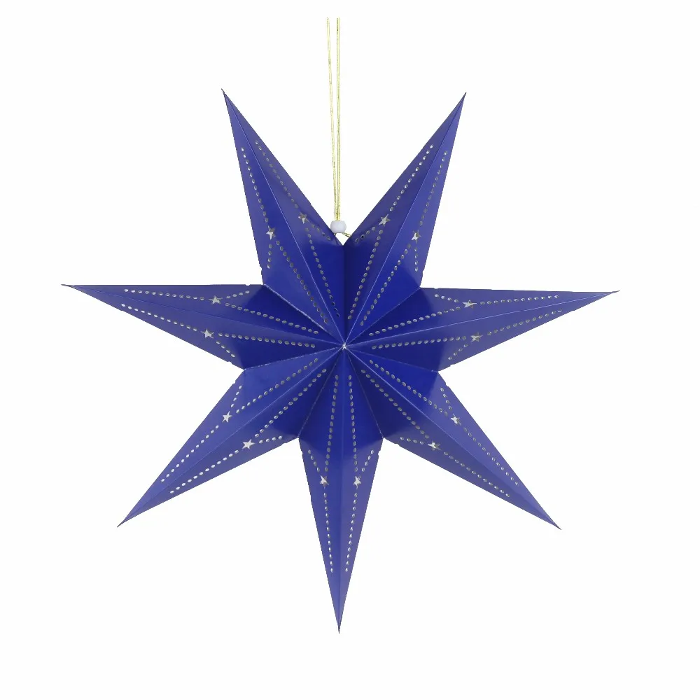 Merry Christmas 40cm / 45cm / 60cm Decorative Star Christmas Tree Decoration Christmas Home Hanging Elements Paper Star