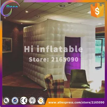 

Promotional New LED Inflatable Square Photo Booth For sale