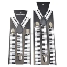 Модные джинсы, брюки для фортепиано с клипсами, Эластичные подтяжки для женщин/мужчин, 1 дюйм, металл, y-back, оптом и в розницу, SZ11