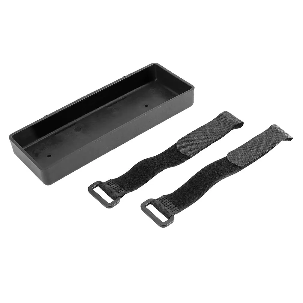 

Black Carbon Mixed Battery Mounting Plate for 1/8 1/10 Scale RC Crawler Climbing Off-road Car Axial SCX10 CC01 F350 D90