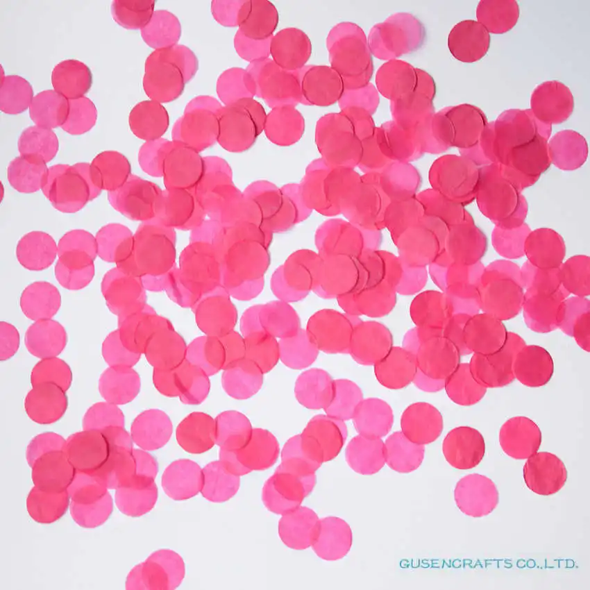 2000 шт./шт., детский душ для мальчиков и девочек, свадебные конфетти, воздушный шар, украшение, биоразлагаемый Круглый бумажный конфетти - Цвет: NO3 Rose