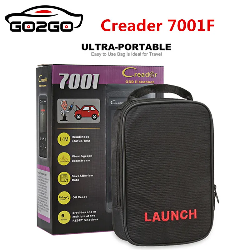 

Launch CReader 7001F ODB2 OBD2 Scanner Oil Service Reset DPF Regeneration Tool for Diesel Car BMS Battery Match SAS EPB CR7001F