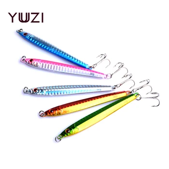 

YUZI 5pcs 30g hard metal lead sea fishing lures jig wobbler blade fishing lures pesca sinking fishing baits tackle